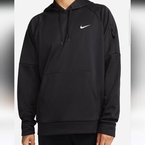 Nike Black Hoodie Therma-Fit Black Pullover Mens Medium